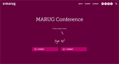 Desktop Screenshot of marugconference.nl